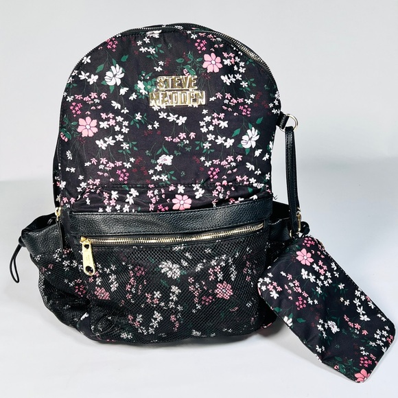 Steve Madden Women\'s Backpack Floral One size Black Multicolor main image 10